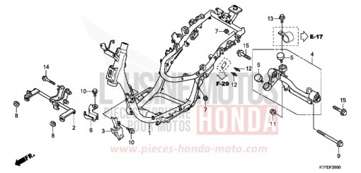 FRAME BODY SH150B de 2011